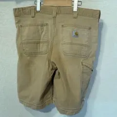 Carhartt カーハート ダック地 ショートパンツ ベージュ古着 ショーツのサムネイル