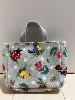 フェイラー　ハイジ　ドット　グレー　トートバッグ