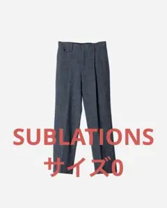 コ*豆様 SUBLATIONS HEAVY WOOL TROUSERS .10のサムネイル