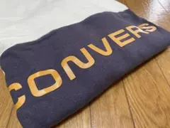 CONVERSE ロゴトレーナー ホワイト/ネイビー