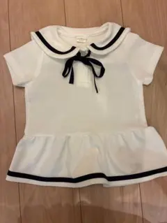 bebe nine セーラーカラー 半袖 トップス Sサイズのサムネイル