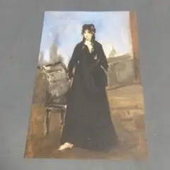 【新品未使用】ベルト・モリゾ ベランダにて 絵画 インテリア 額付き 複製原画 新品未使用】ベルト・モリゾ ベランダにて 絵画 インテリア 額付き