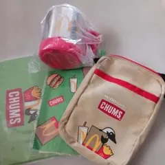 マクドナルド CHUMS コラボ バッグ ポーチ マグ4点セット