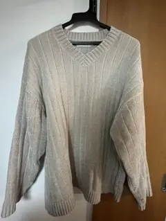 nikoand... ベージュ Vネック セーター M