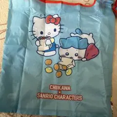 ちいかわ×サンリオ コラボ エコバッグ ハチワレ ハローキティ カプセルトイ