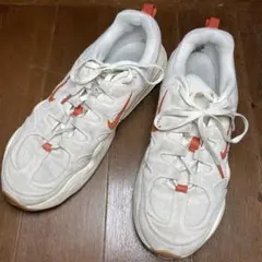 NIKE スニーカー 28センチ　ナイキ　ホワイト オレンジ