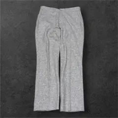 EPOCA UOMO ライトグレー ノータック ウール スラックスのサムネイル