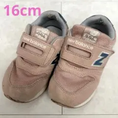 new balance ピンク スニーカー 16cm