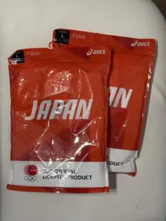 【新品未使用】オリンピック2020東京 日本代表アシックス Tシャツ L ２枚