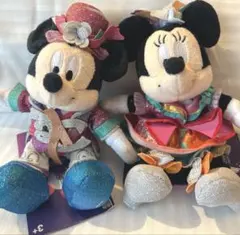 肩乗せぬいぐるみ　ミッキー＆ミニー