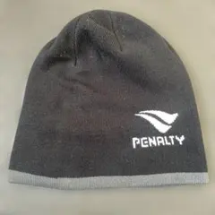 PENALTY ニット帽 ビーニー ブラック グレー