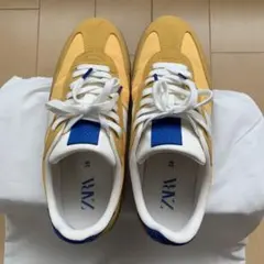 【ZARA 】スニーカー イエロー ブルー EST. 1975 サイズ38