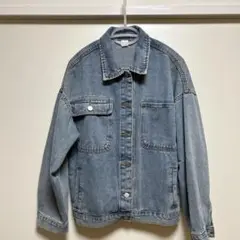 淡いブルー デニムジャケット