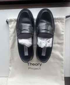 Theory Project ブラックローファー厚底のサムネイル