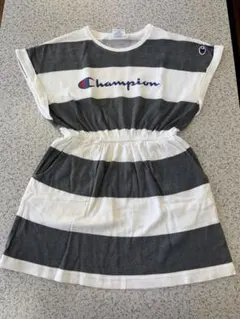 Champion x-girl コラボ ボーダー 半袖 ワンピースのサムネイル