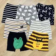 ショートパンツ （futafuta・西松屋）７着★保育園着80 90男の子ズボン