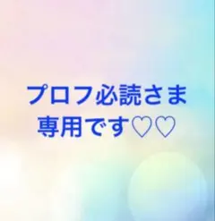 プロフ必読さま 専用です♡♡