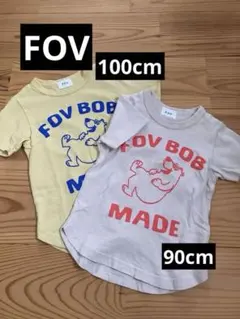 【fov】半袖Tシャツ　キッズ半袖　兄弟お揃い　100cm 90cm f.oのサムネイル