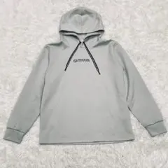 アウトドア　OUTDOOR フード付きパーカー　ライトグレー　【M】