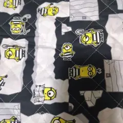 ミニオンズ×脱走柄　キルティング生地　60cmカット