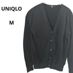 UNIQLO ユニクロ Vネックカーディガン ブラック M