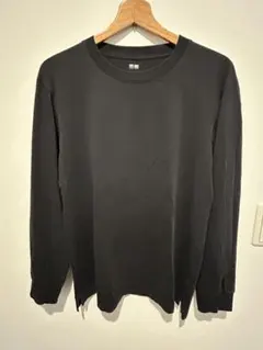UNIQLO ユニクロ 長袖カットソー ブラック Mサイズ