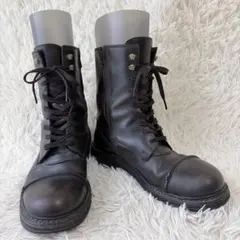 Vintage Gianni Versace コンバットブーツ　UK8 黒のサムネイル