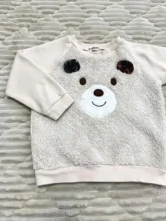 ホットビスケッツ くまさんトレーナー100