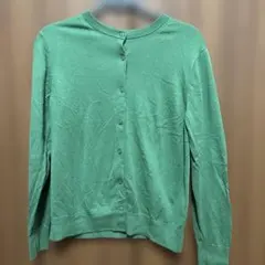 UNIQLO UVカットクルーネックカーディガン（長袖）　グリーン