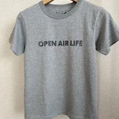 ロゴス　Tシャツ　厚手　グレー　アウトドア　キャンプ　Mのサムネイル