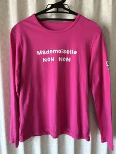 Mademoiselle NON NON 長袖Tシャツ ピンクのサムネイル