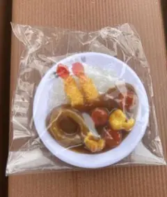 CoCo壱番屋 ミニチュアマスコット 海の幸ダブルエビフライカレー