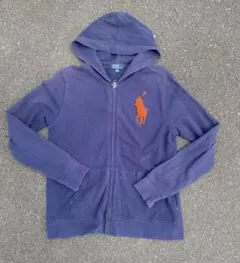 polo Ralph Lauren フルジップパーカー ビック ポニーネイビー