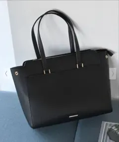 Honeys ハニーズ PCポーチ付 A4トート ブラック
