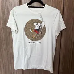 Disney x COACH ミッキー Tシャツ ホワイトのサムネイル