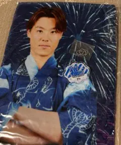 日本ハムファイターズ シークレットキーチェーン　超夏祭り応援タオル　山﨑福也