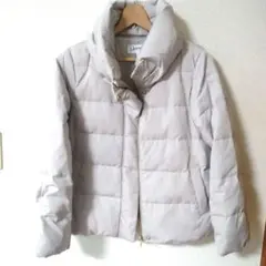 Dessin ショート丈ダウンジャケット サイズ2 アイボリー