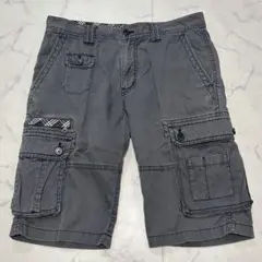 バーバリーブラックレーベル　ハーフパンツ　ノバチェック　ブラック