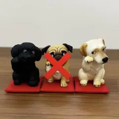 海洋堂 招福犬 2 トイプードル ラブラドール ガチャ 佐藤邦雄