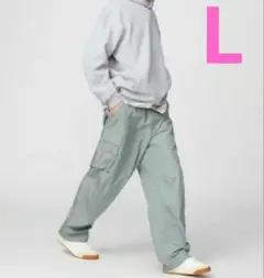 UNIQLO:C　ワイドフィットカーゴパンツ　Lサイズ　新品