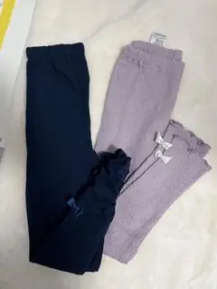 新品タグ付きスパッツ・レギンス2セット　　キッズレギンス　130