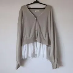 美品 earth music&ecology 2way カーディガン