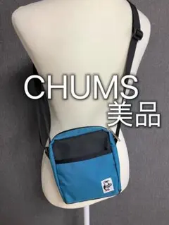 美品　チャムス　CHUMS ショルダーバッグ　青　ブルー