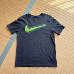Nike Tシャツ センターロゴ 古着 ビッグスウォッシュ テック サイバー 