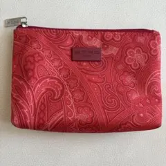 ETRO×JAL 限定アメニティポーチ ETRO ペイズリー柄 赤のサムネイル