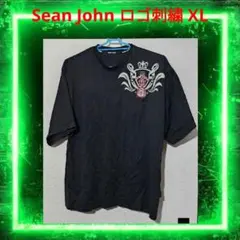 Sean John ロゴ刺繍 B系 Tシャツ ブラック XLのサムネイル