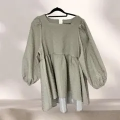 [coca]上品エンボスパフスリーブ(M)