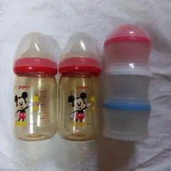 Pigeon ミッキー 哺乳瓶 160ml 2本セット