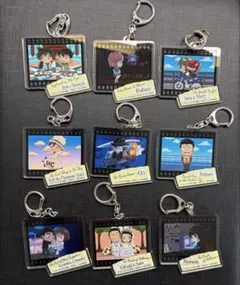 名探偵コナン ムービー展 ムービーアクリルキーホルダー 9種セットのサムネイル