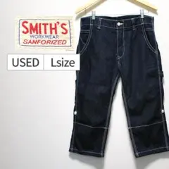 SMITH'S WORKWEAR クロップ丈ペインターパンツ USED Lサイズ